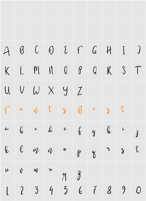 Ammhenthi Character Map