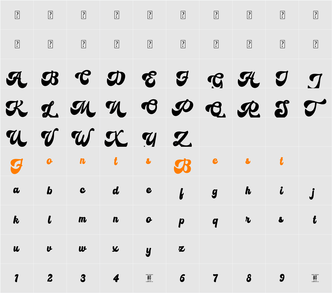 Madame Karoline Demo Character Map