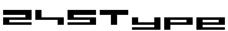 245Type Font Image