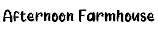 Afternoon Farmhouse Font Image