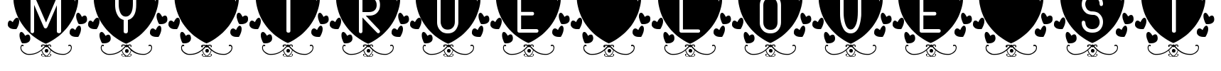 My true love St Font Image