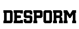 DESPORM Font Image
