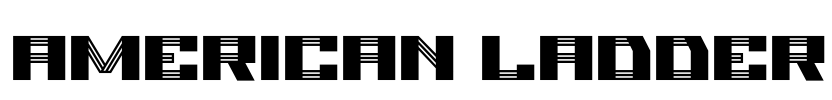 American Ladder Font Image