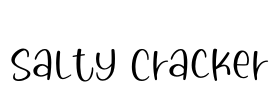 Salty Cracker Font Image