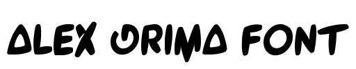 Alex Grima Font Font Image