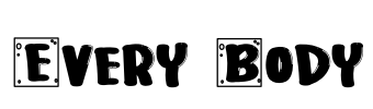 Every Body Font Image
