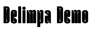 Delimpa Demo Font Image