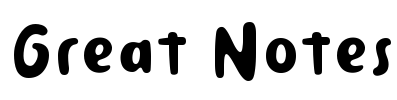 Great Notes