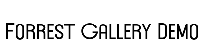 Forrest Gallery Demo Font Image