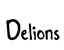 Delions Font Image
