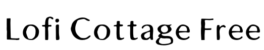 Lofi Cottage Free Font Image