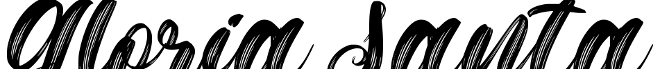 Gloria Santa Font Image