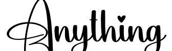 Anything Font Image