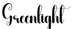 Greenlight Font Image