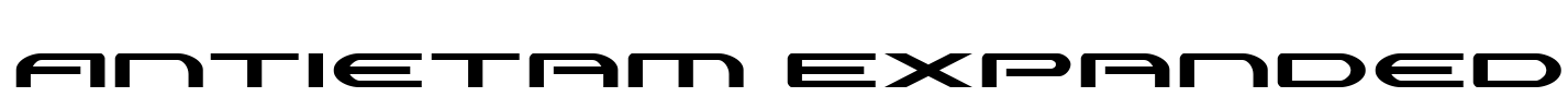 Antietam Expanded Font Image
