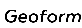 Geoform Font Image