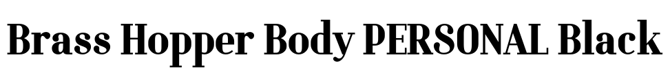 Brass Hopper Body PERSONAL Black Font Image