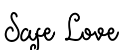 Safe Love Font Image