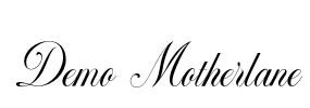 Demo Motherlane Font Image