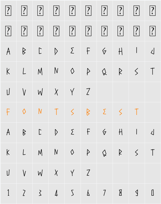 Degara Lindou Character Map
