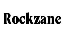 Rockzane Font Image