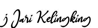 j Jari Kelingking Font Image