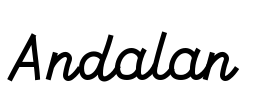 Andalan Font Image