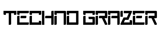 Techno Grazer Font Image