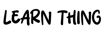 Learn Thing Font Image