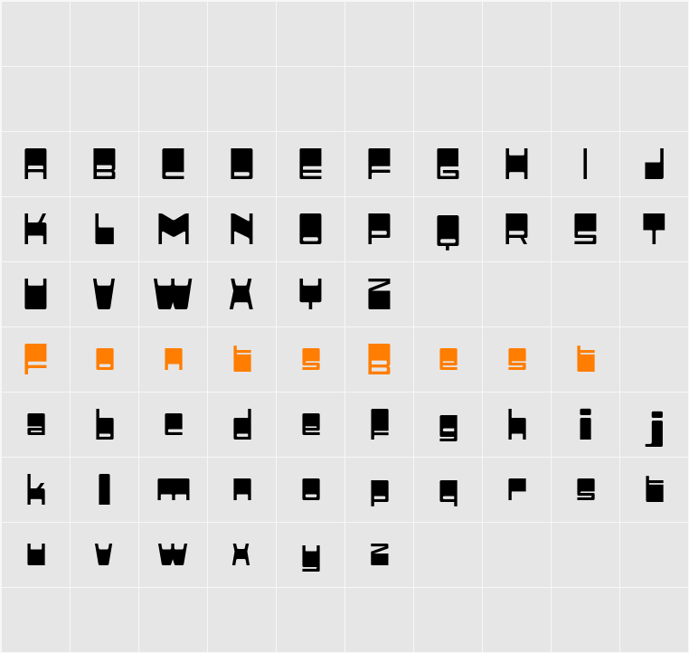 Adfile Demo Character Map