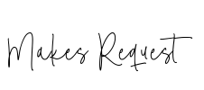 Makes Request Font Image