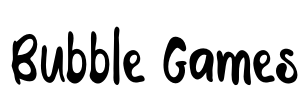 Bubble Games Font Image