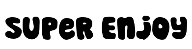 Super Enjoy Font Image