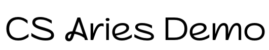 CS Aries Demo Font Image