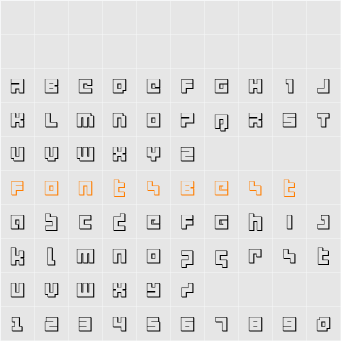 deep data cube 3d Character Map