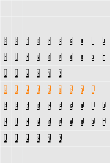 Synthesiser Character Map