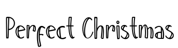 Perfect Christmas Font Image