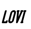 LOVI Font Image
