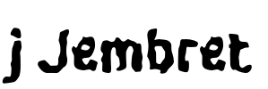 j Jembret Font Image