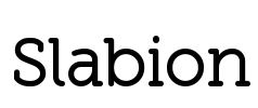 Slabion Font Image