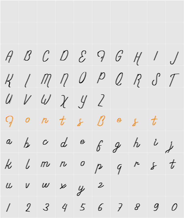 Anthalec Character Map