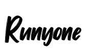 Runyone Font Image