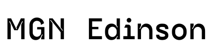 MGN Edinson Font Image