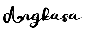 Angkasa Font Image
