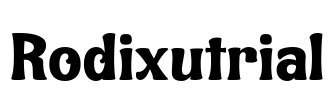 Rodixutrial Font Image