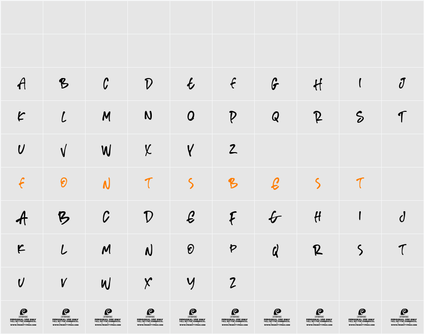 Alloy Appetite DEMO Character Map