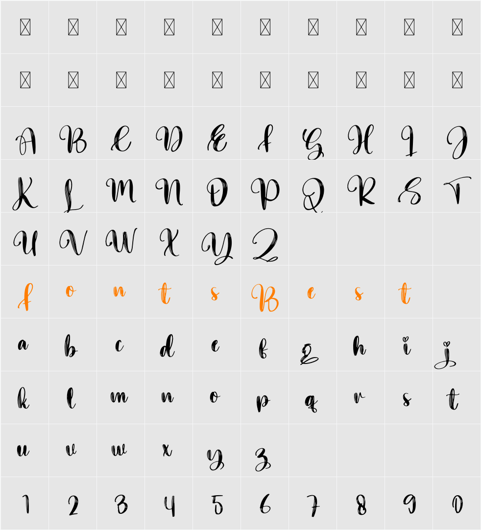 Younger Character Map