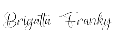 Brigatta Franky Font Image
