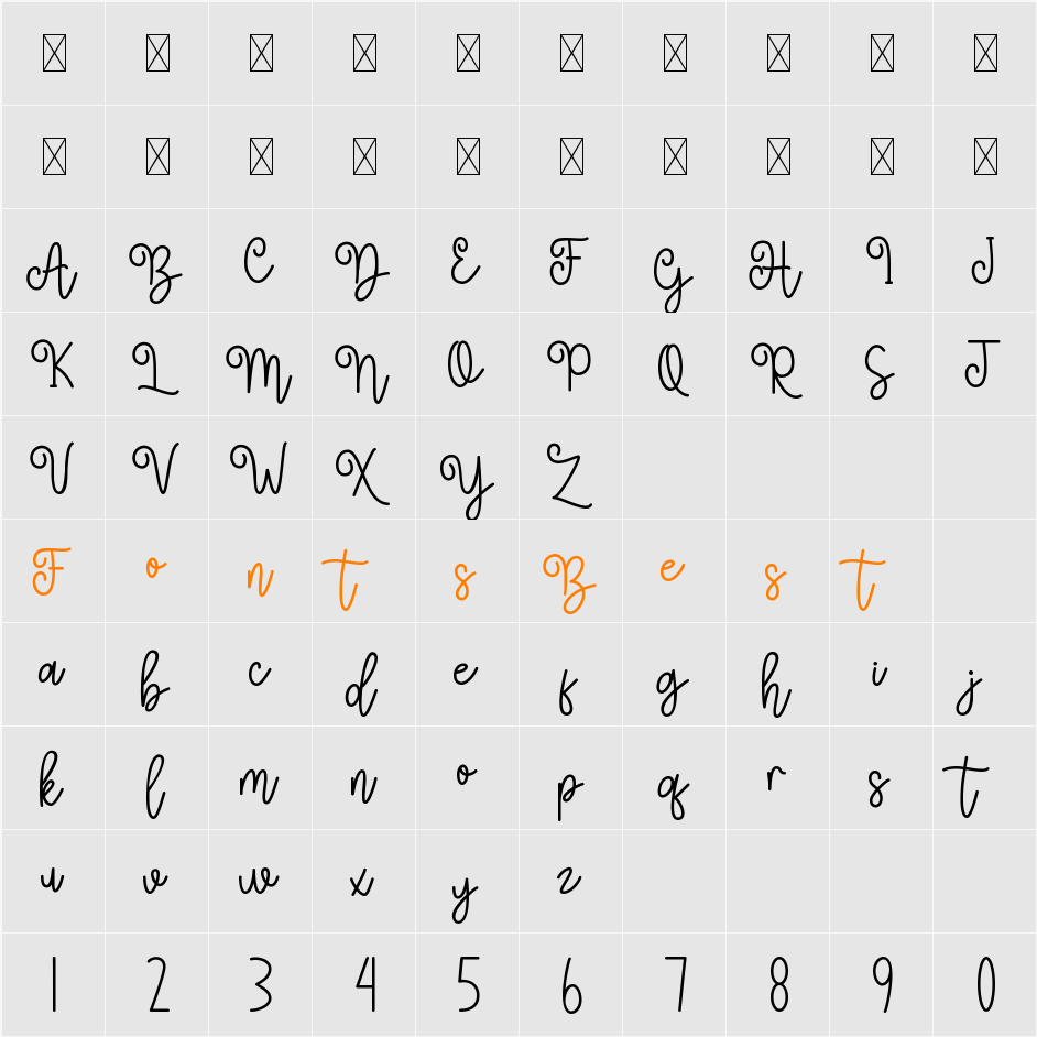 Woman Character Map