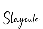 Slaycute Font Image